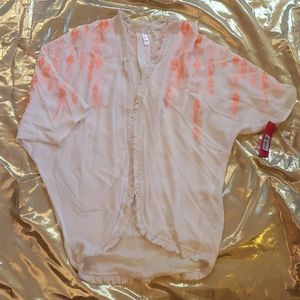 Xhilaration Embroidered Kimono Wrap Sz. S/M